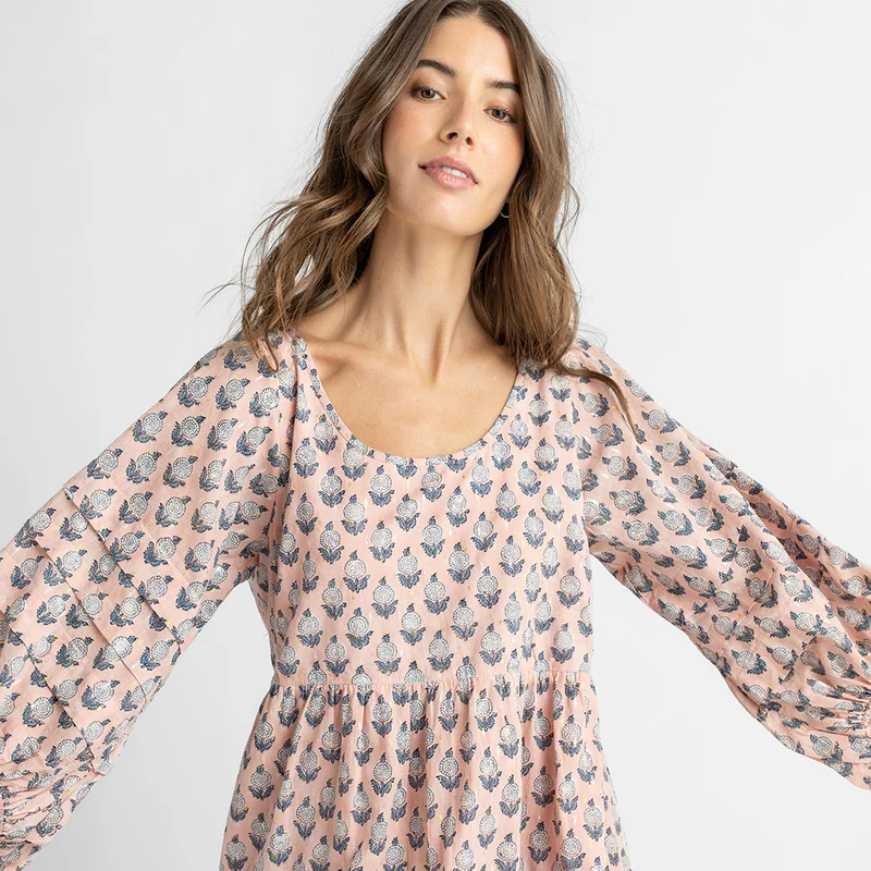 Womens Claire Dress Pink Dahlia S