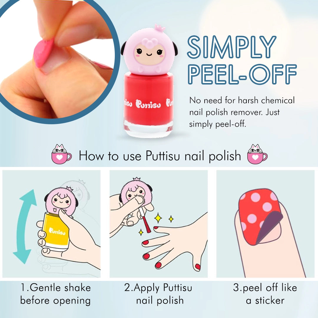 3-Color Nail Art Kit - Snow Cone