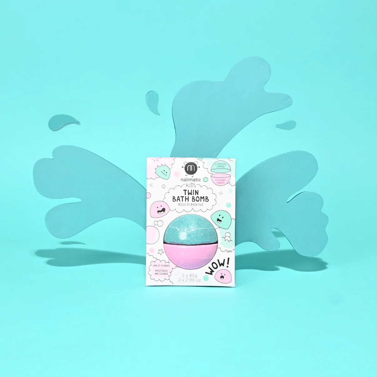 Pink + Lagoon Twin Bath Bomb