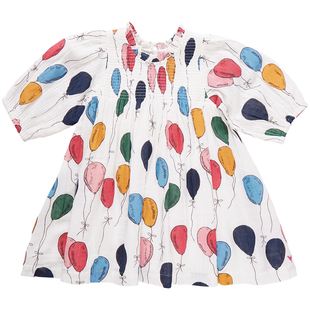 Girls Stevie Puff Sleeve Dress