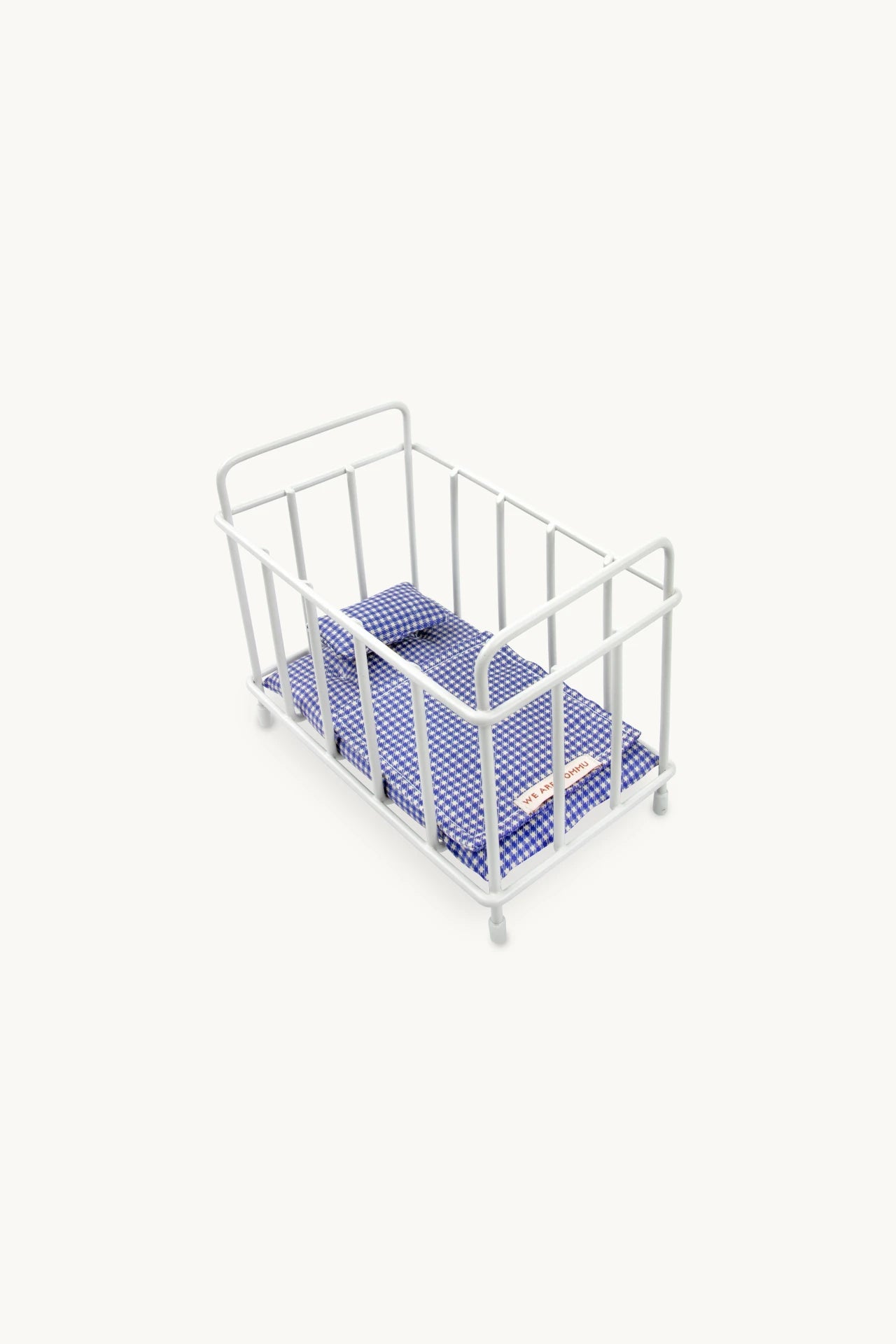 Gommu Pocket Vichy Crib Blue