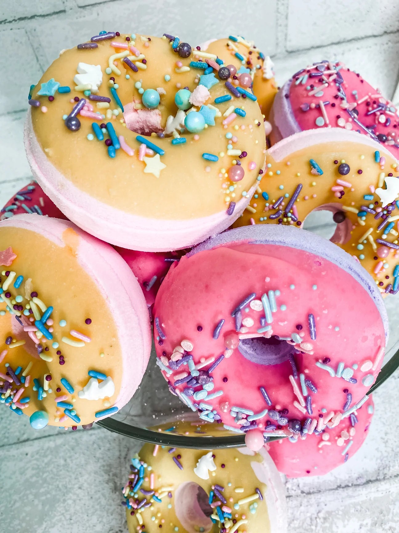 Pink Lemonade Donut Bath Bomb