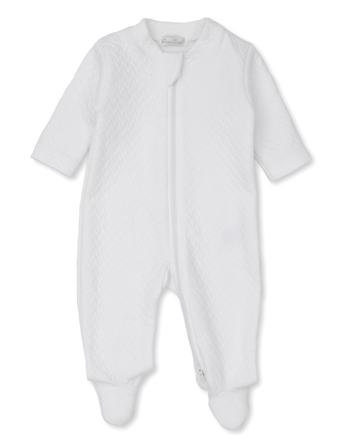 Jacquard Footie With Zip