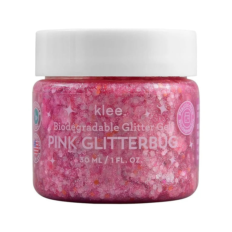 Klee Biodegradable Glitter Gel - Pink Glitterbug