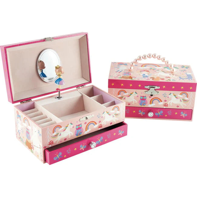Rainbow Woodland Jewelry Box - Music: Over the Rainbow