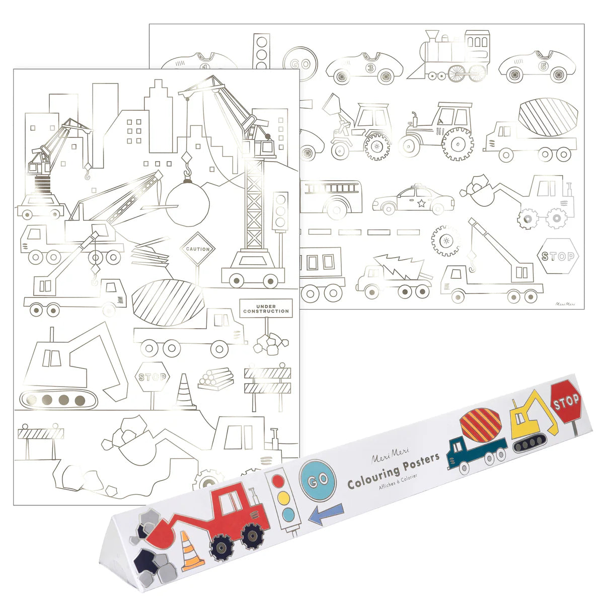 Construction Colouring Pages