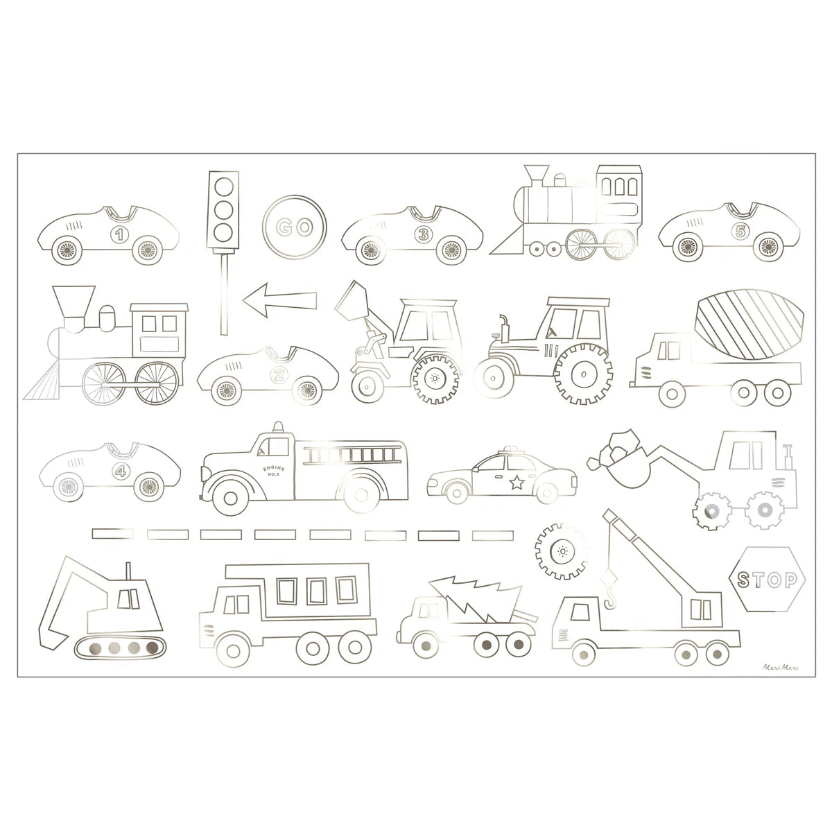 Construction Colouring Pages
