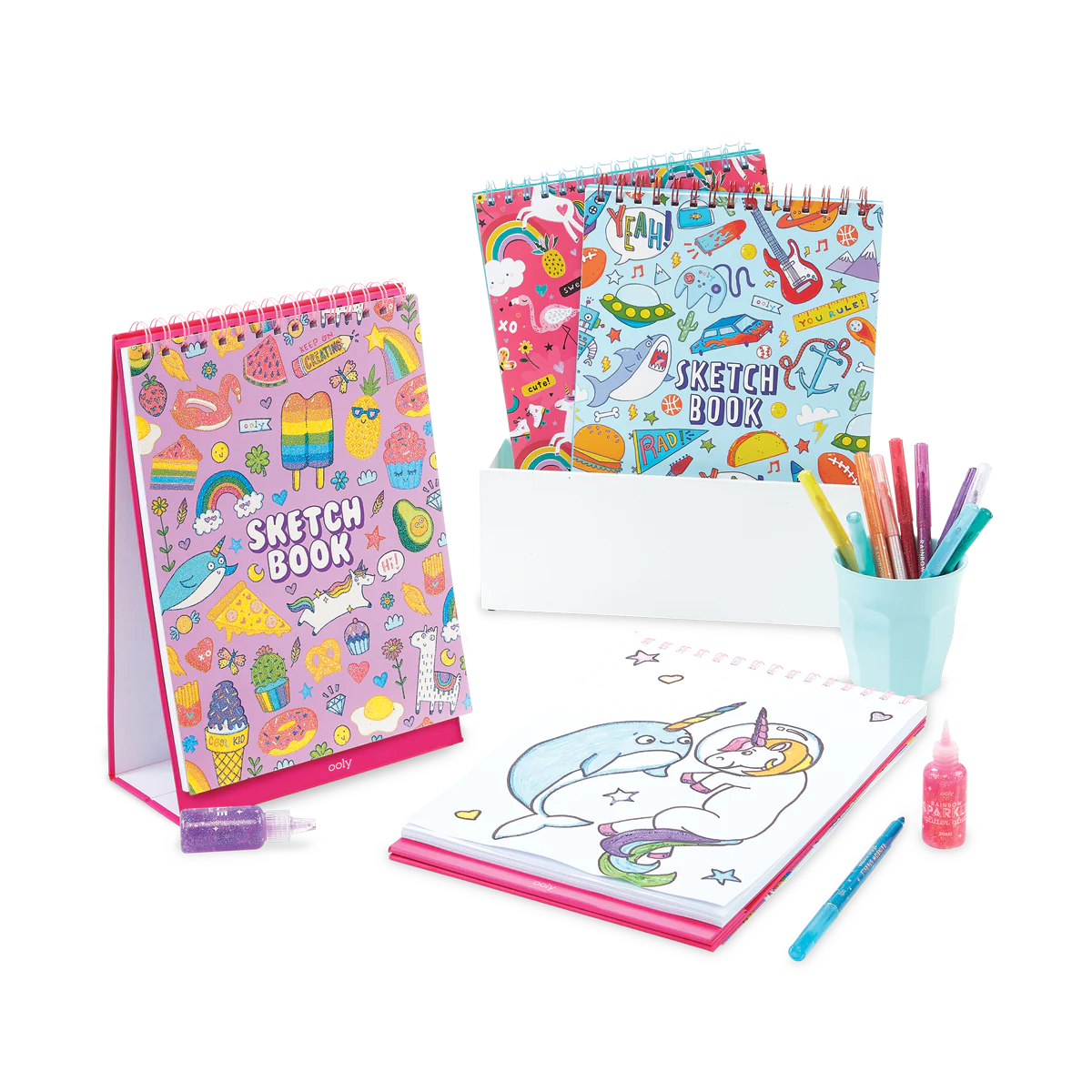 Sketch & Show Standing Sketchbook: Cute Doodle World