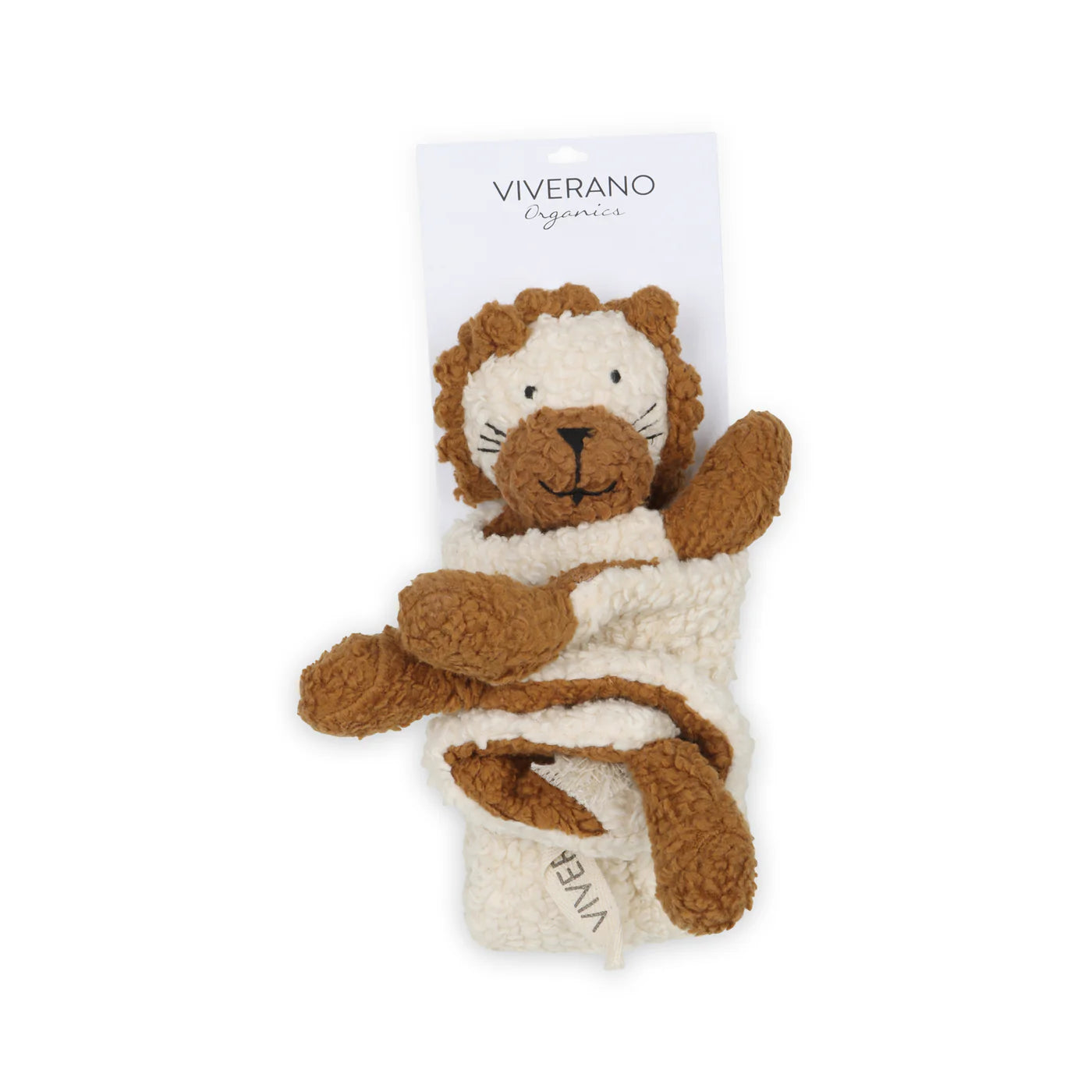 Organic Sherpa Lovey Blanket - Lion