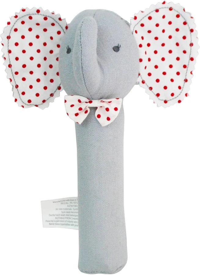 Baby Elephant Squeaker Grey