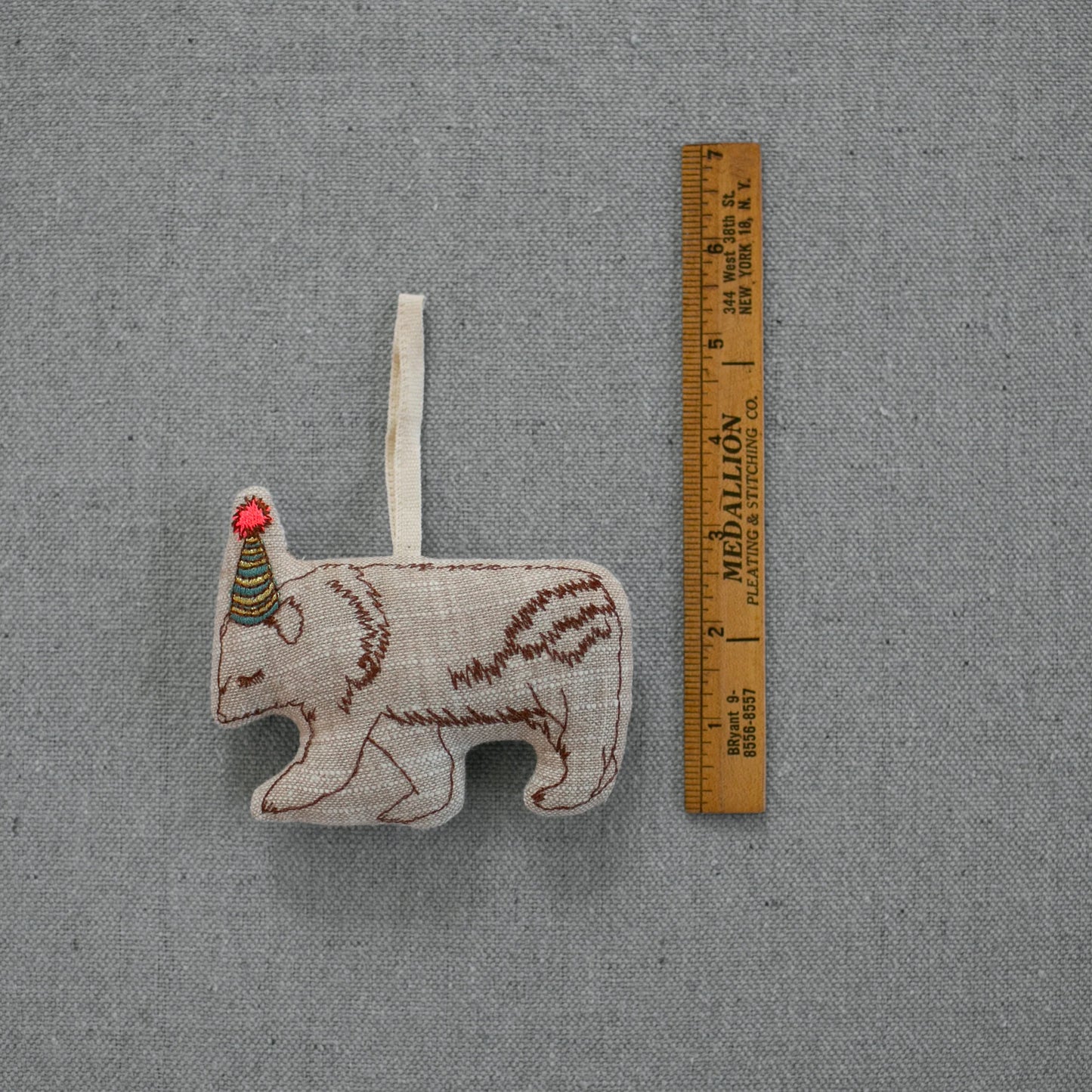 Party Bear - Lavender Gift Ornament