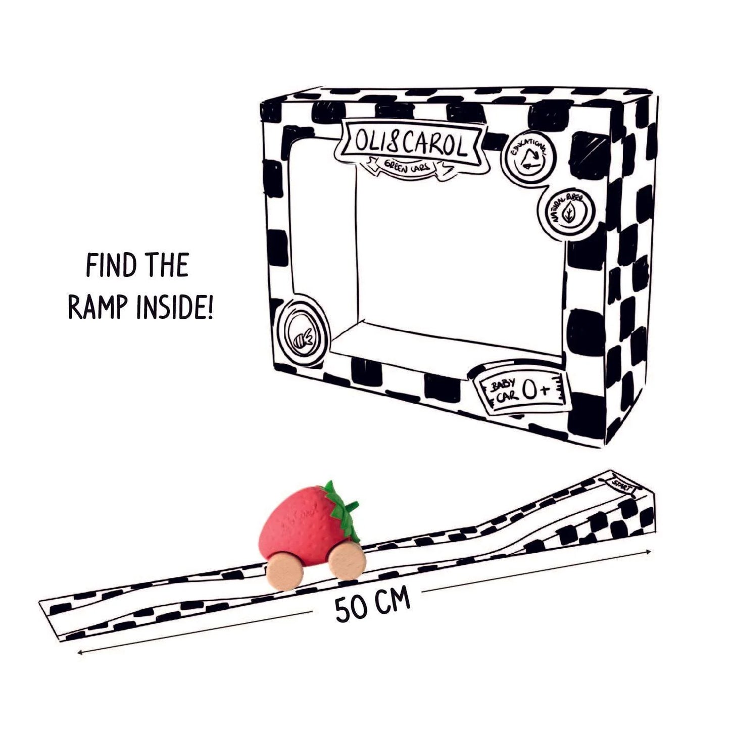 Sweetie the Strawberry Baby Car