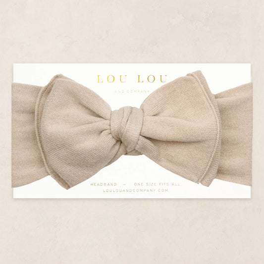Knit Headband - Tan