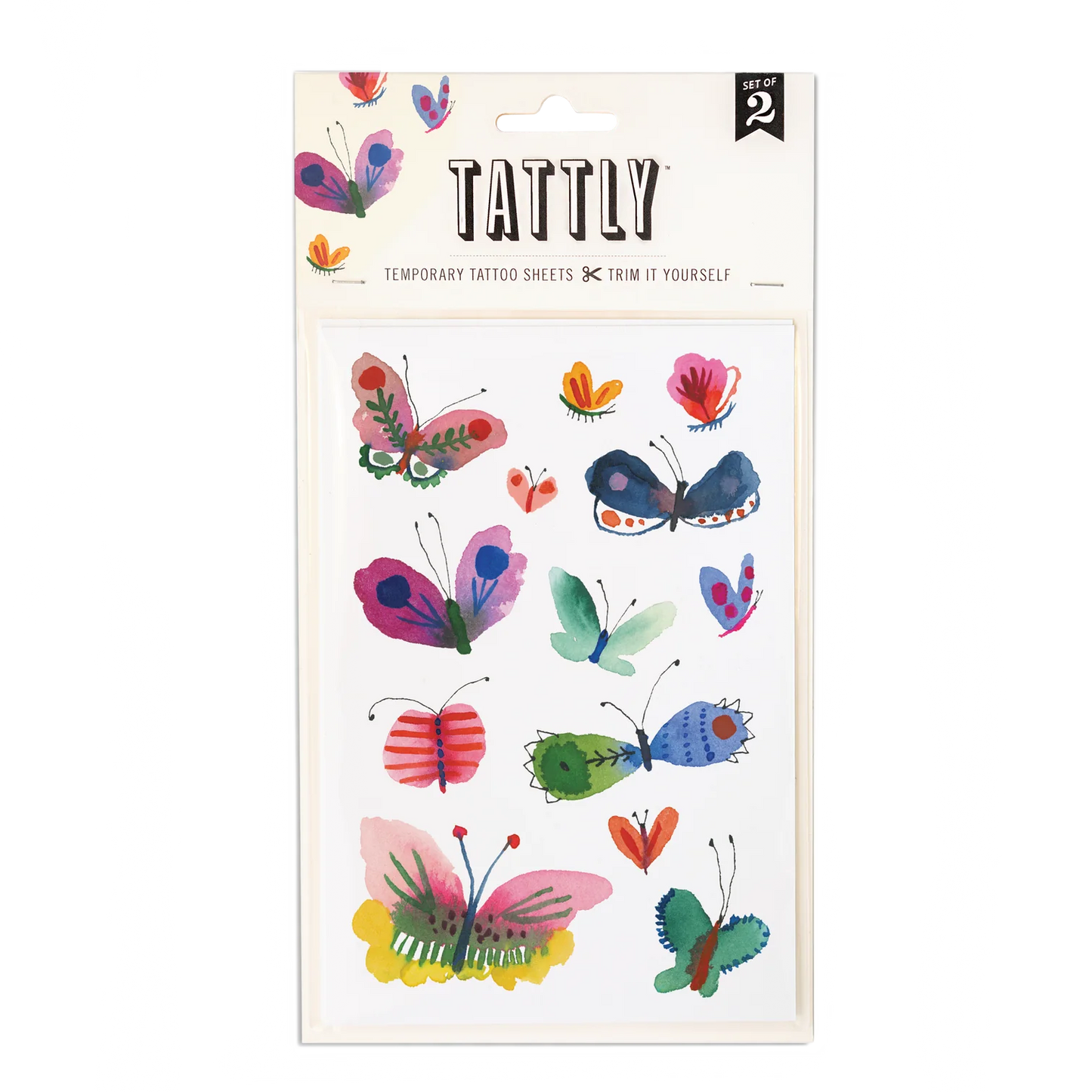 Butterfly Frenzy Tattoo Sheets