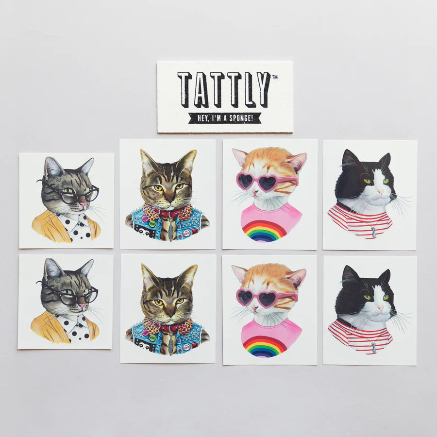 Cat Club Tattoo Set