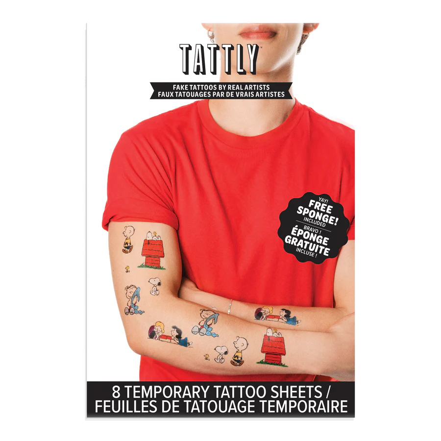 Classic Peanuts Tattoo Set