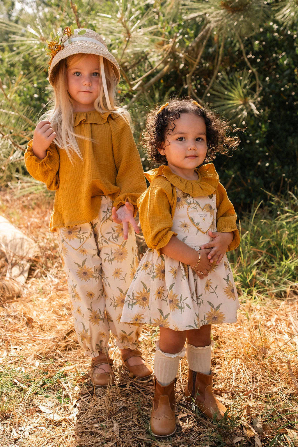 Heart Pocket Overall Dress