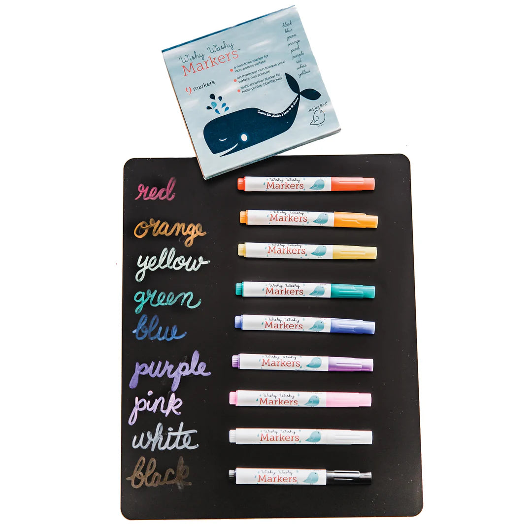 Wishy Washy Markers - Set of 9 Assorted Colors