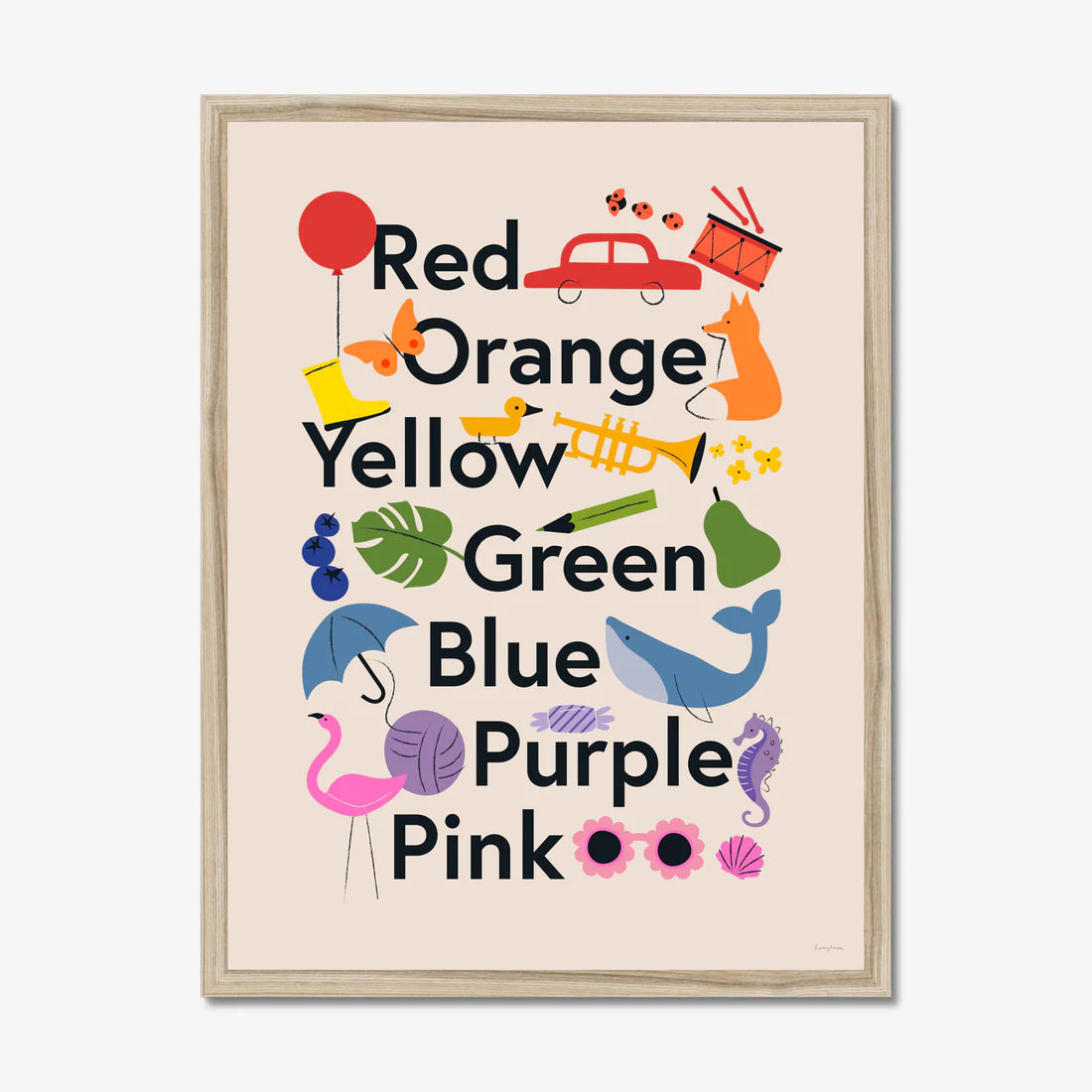 Favorite Colors  Fine Art Print Unframed -11"x14"