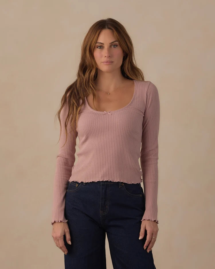 Women's Ribbed Long Sleeve