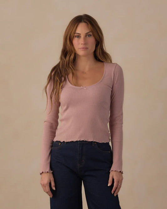 Women's Ribbed Long Sleeve