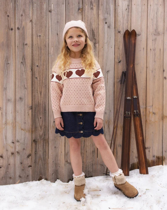 Scallop Mini Skirt