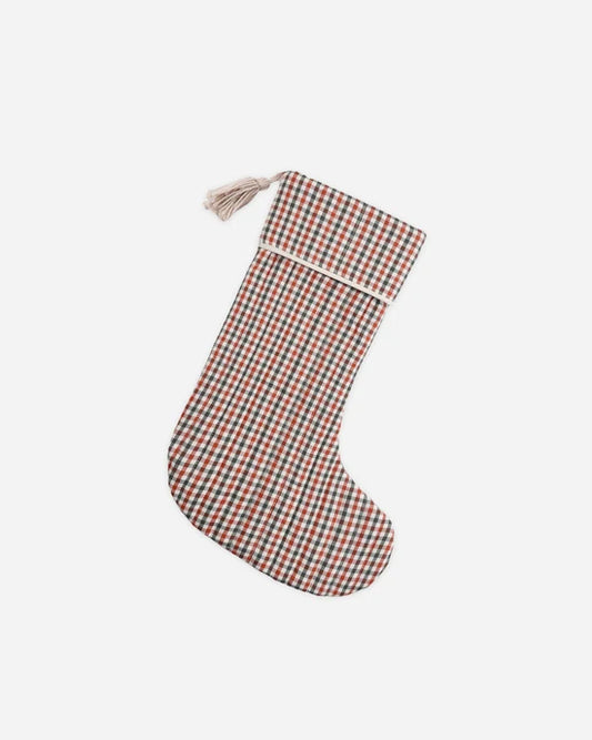 Noel Stocking - Holiday Gingham