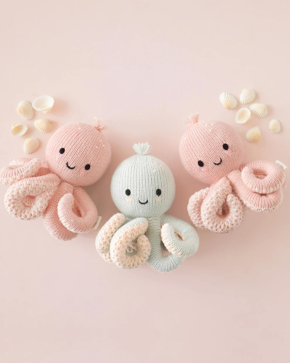 Baby Octopus - Soft Coral Pink