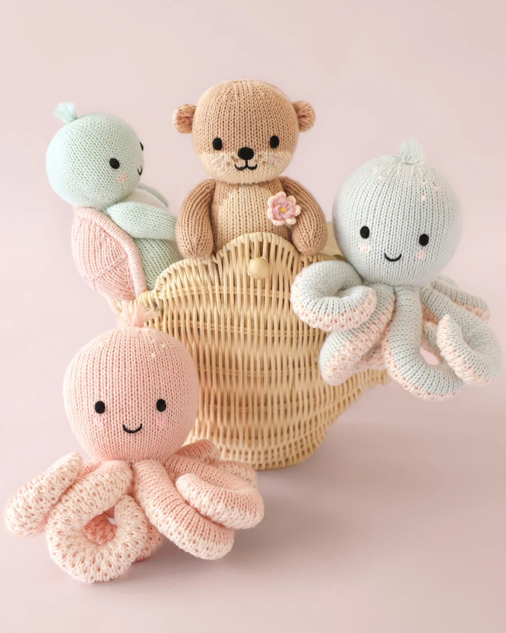 Baby Octopus - Soft Coral Pink