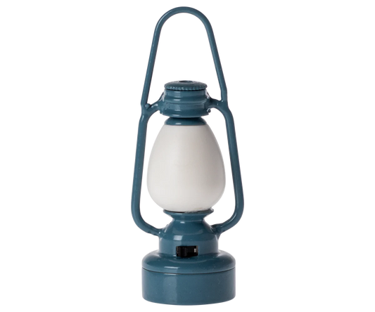 Vintage Lantern, mouse - Blue
