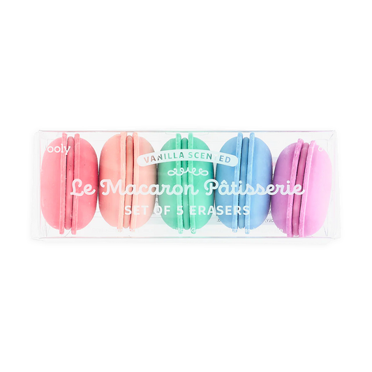 Le Macaron Patisserie Scented Erasers - Set of 5