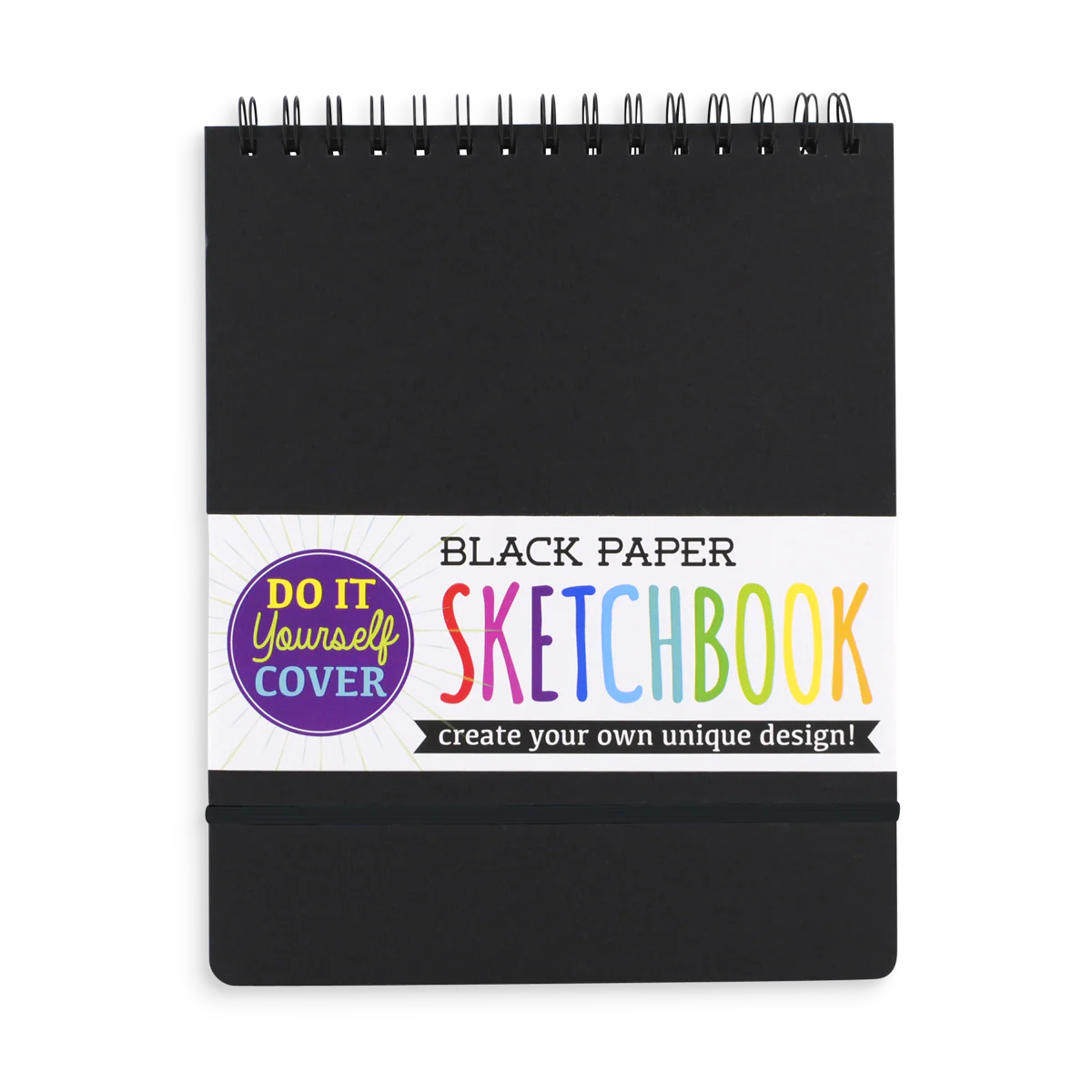 D.I.Y. Cover Sketchbook - Large Black Paper