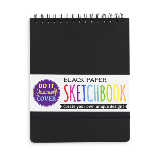 D.I.Y. Cover Sketchbook - Large Black Paper