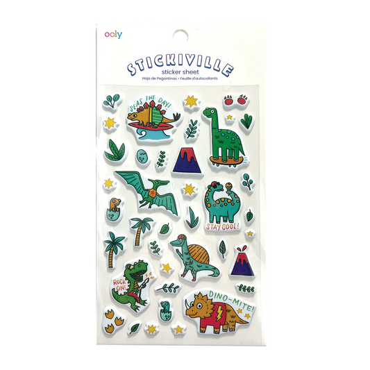 Stickiville Stickers: Dino-Mite!