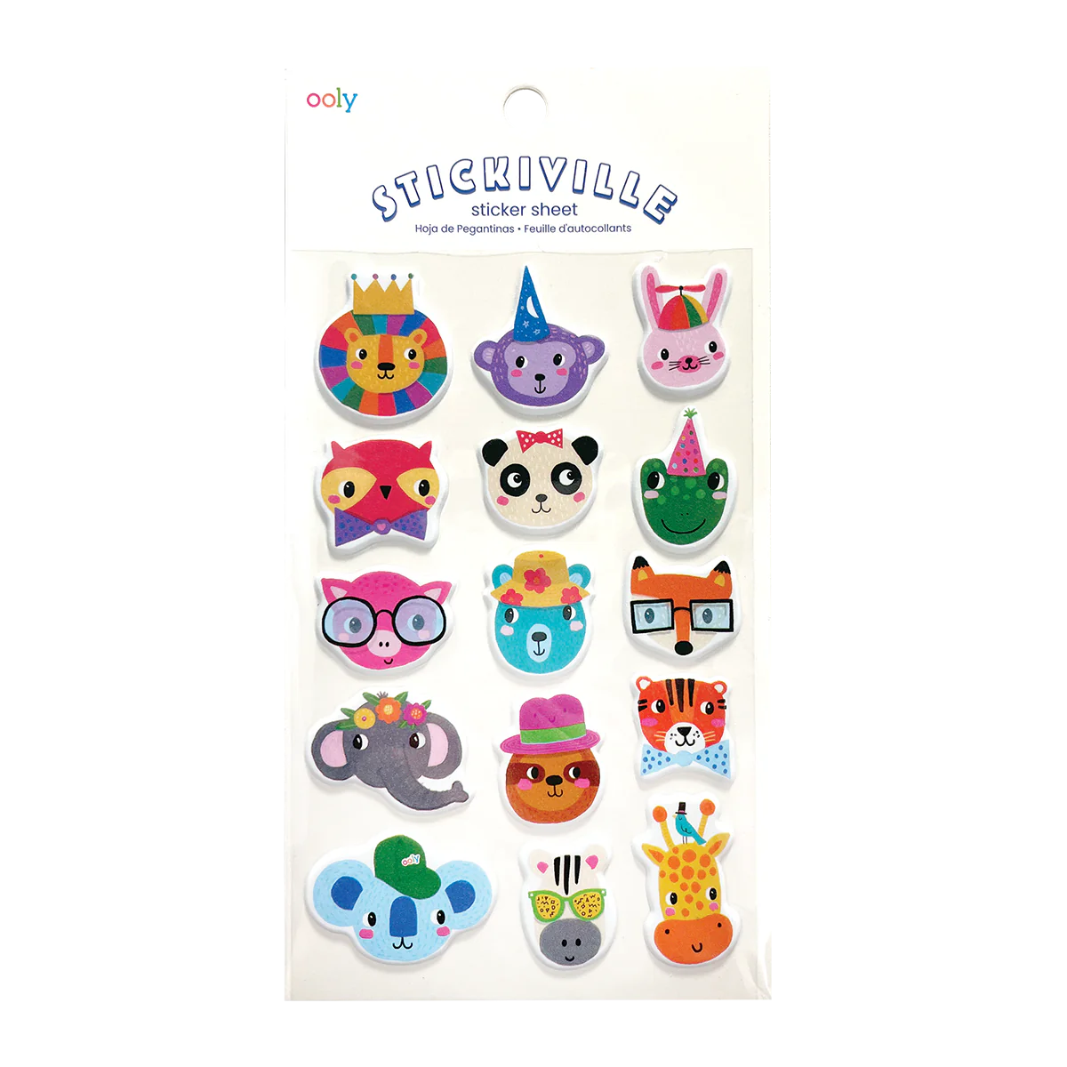 Stickiville Stickers: Party Animals (Puffy)