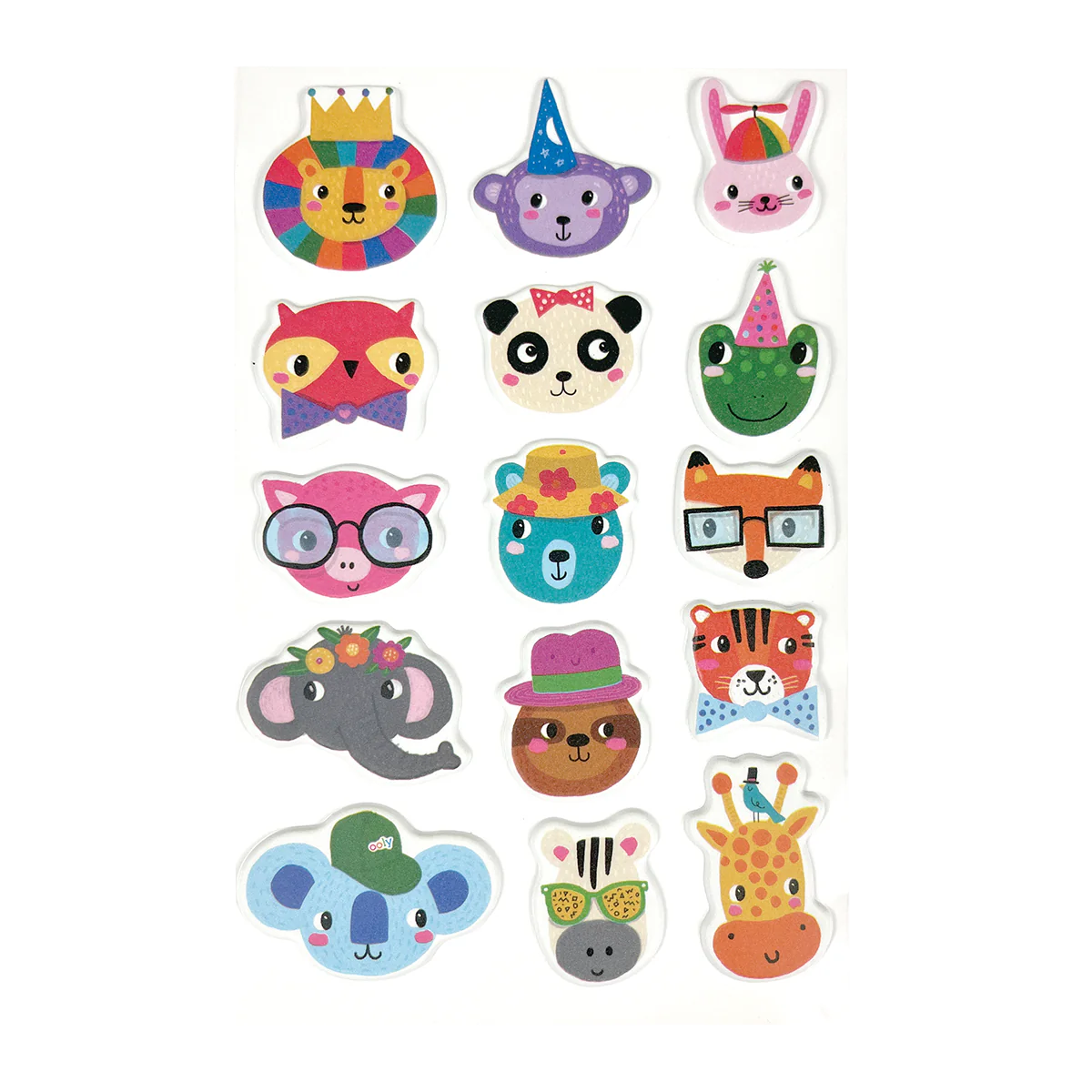 Stickiville Stickers: Party Animals (Puffy)