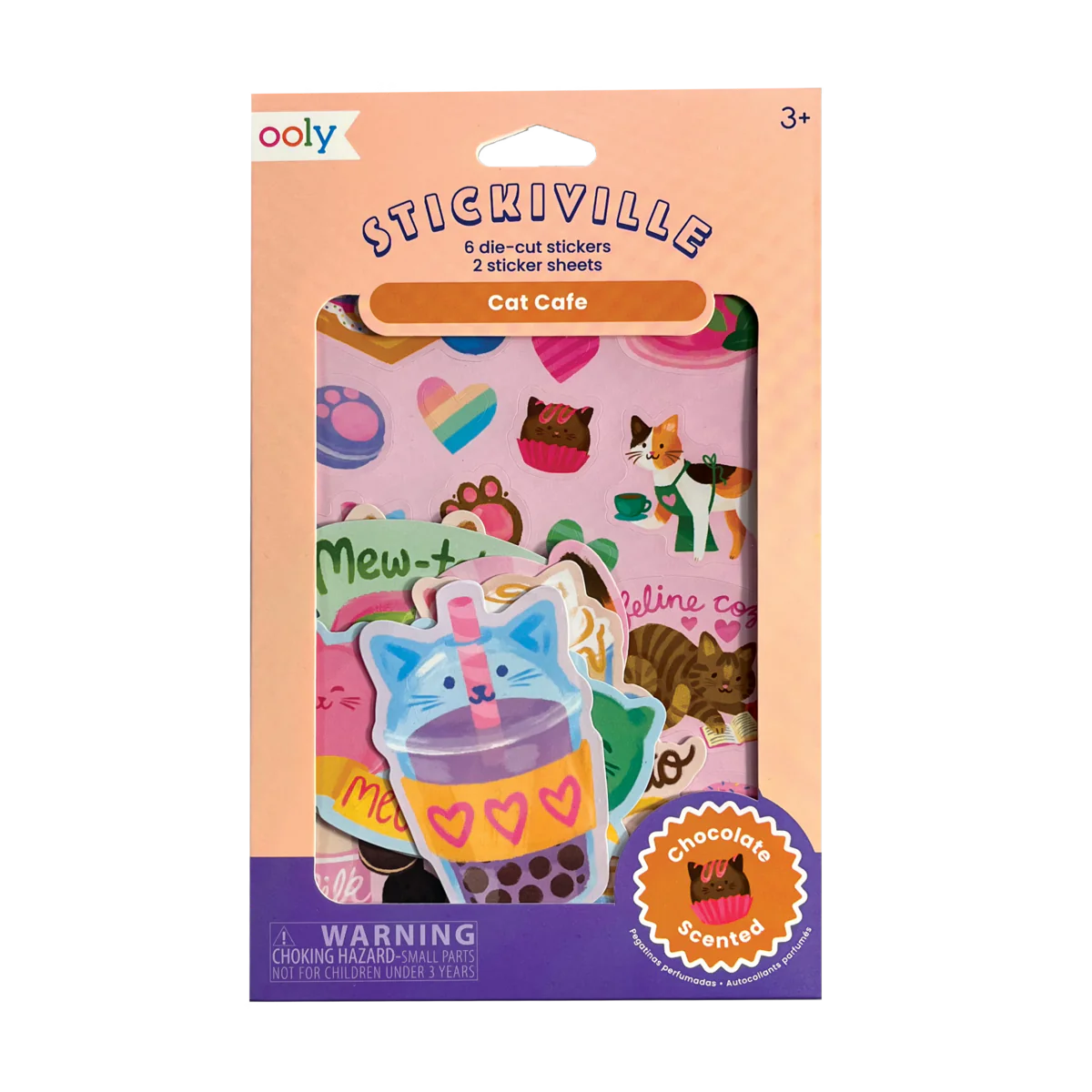 Stickiville Scented Stickers: Cat Cafe