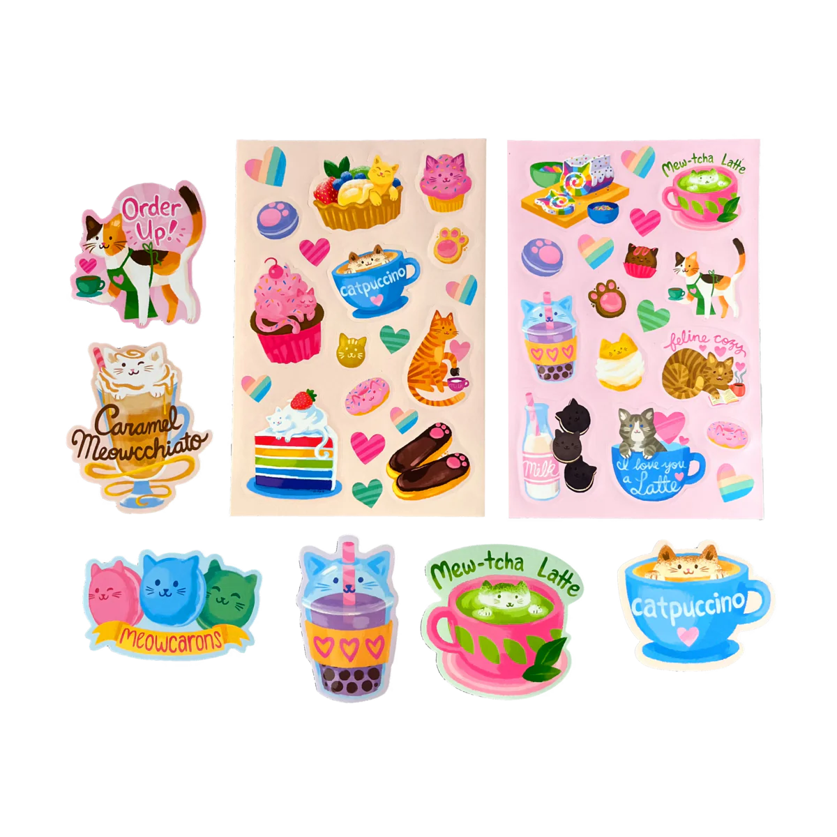 Stickiville Scented Stickers: Cat Cafe