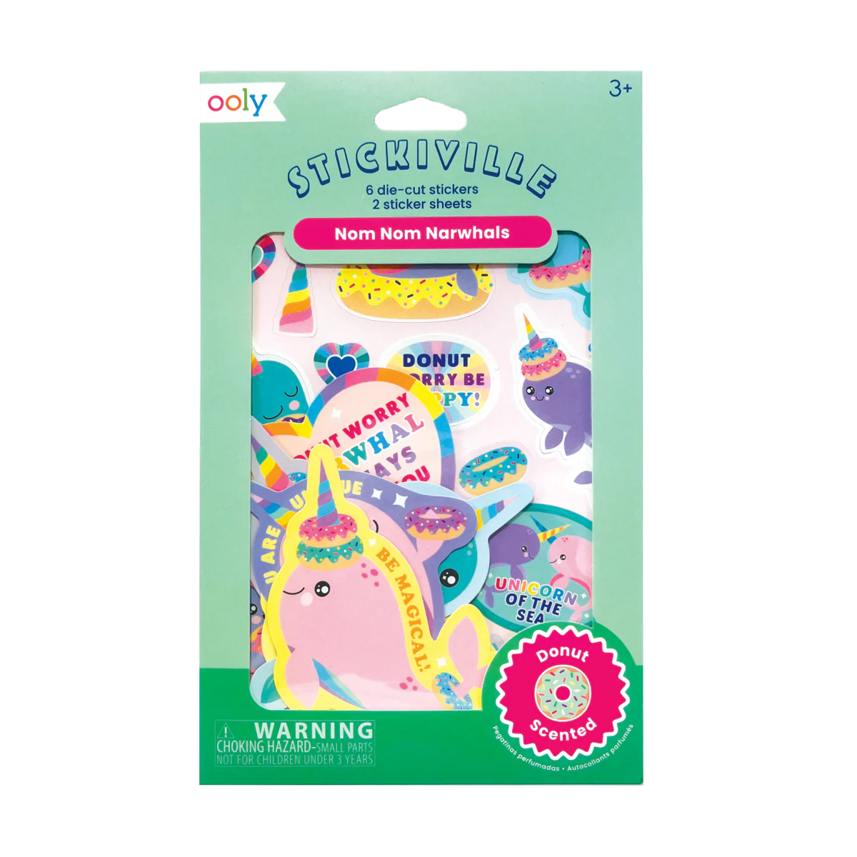 Stickiville Stickers: Nom Nom Narwhals