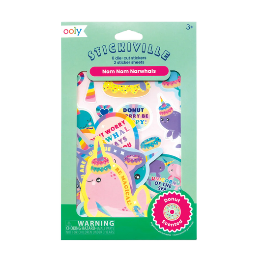 Stickiville Stickers: Nom Nom Narwhals