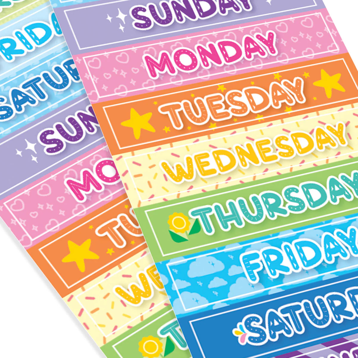 Stickiville Stickers: Days of the Week (2 Sheets)
