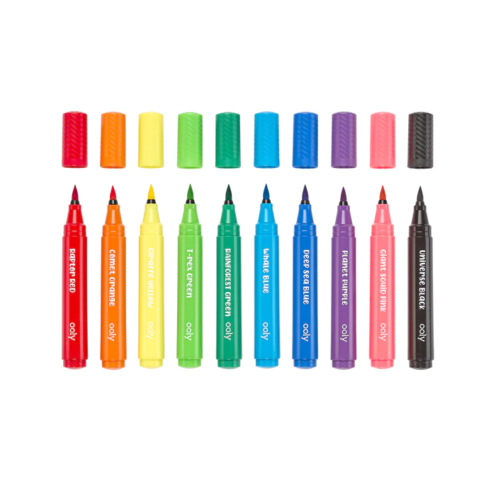 Big Bright Brush: Brush Markers (Set of 10)
