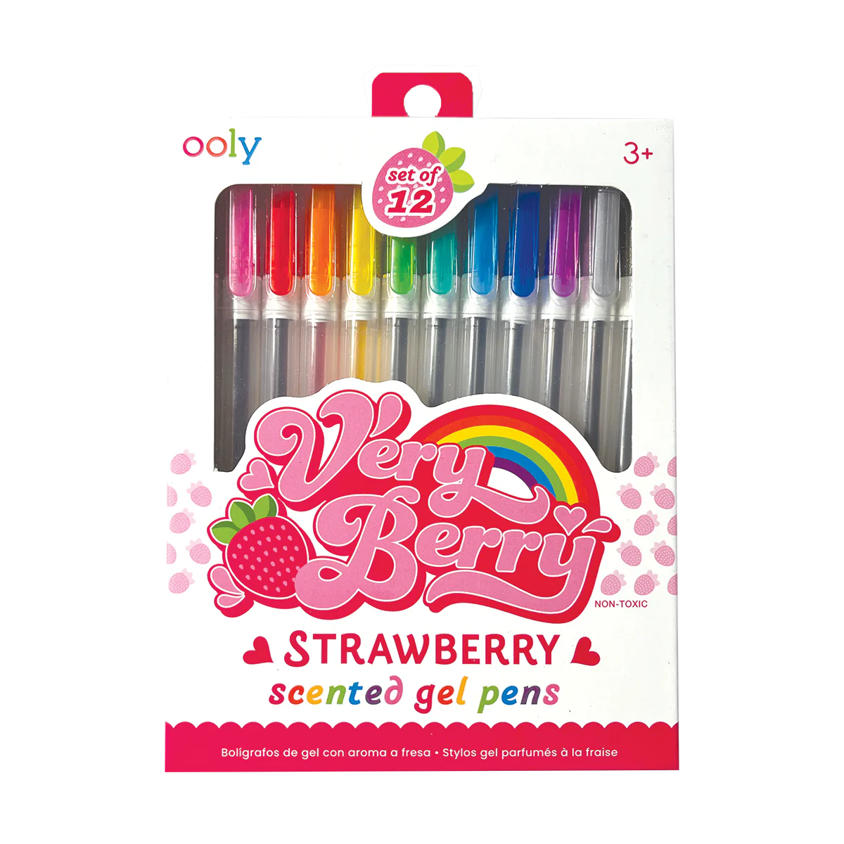 Very Berry: Strawberry Scented Gel Pens