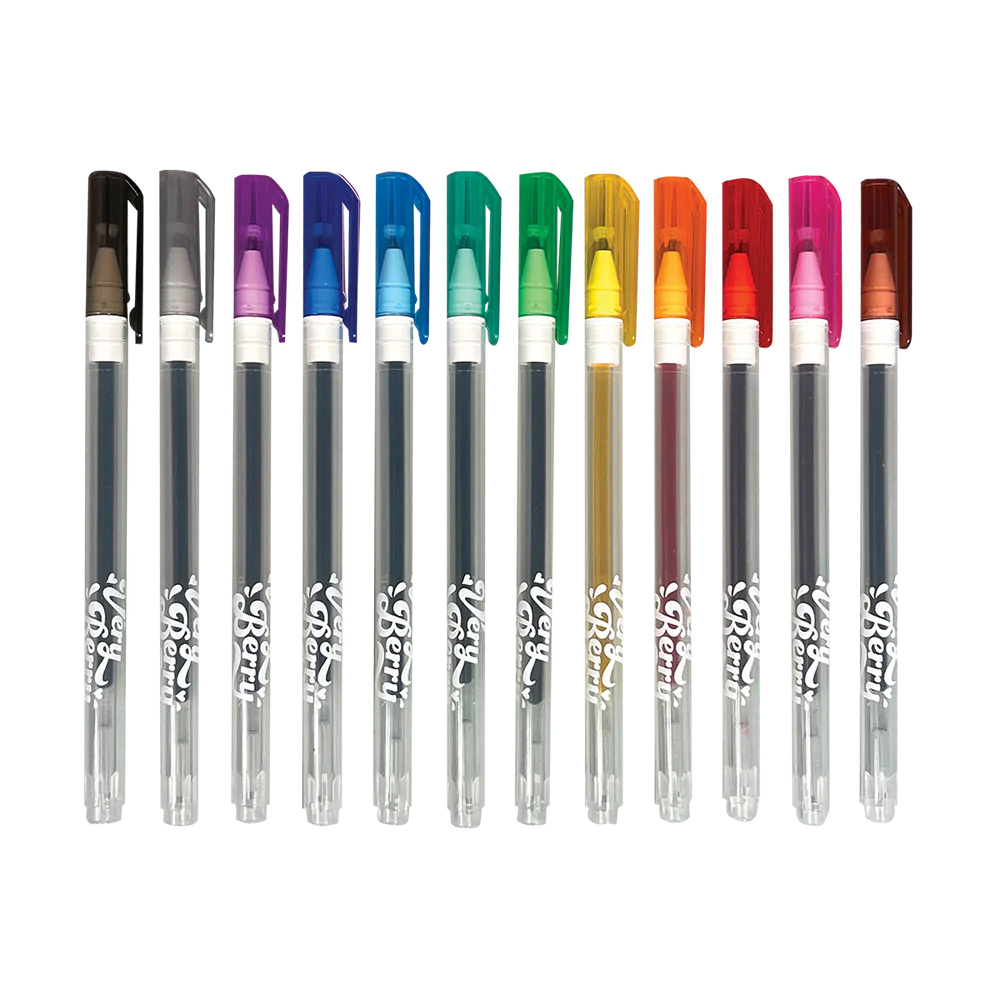 Very Berry: Strawberry Scented Gel Pens