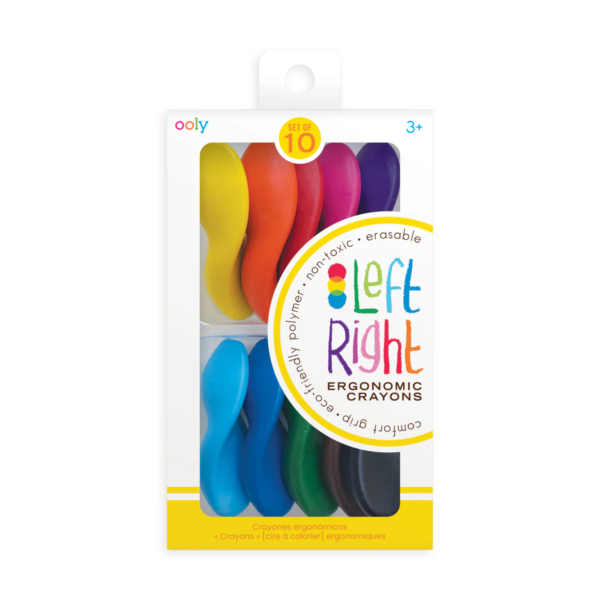 Left / Right Crayons - Set of 10