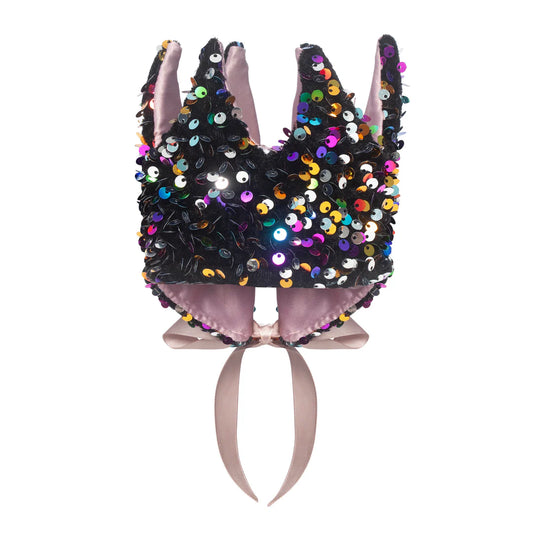 Rainbow Dazzle Sequin Crown - Multi