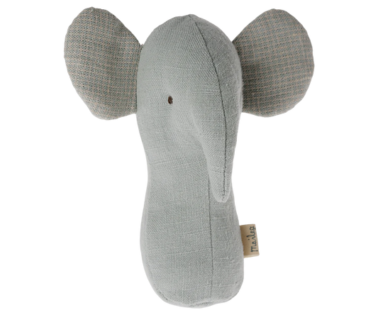 Lullaby friends, Elephant rattle - Light dusty blue
