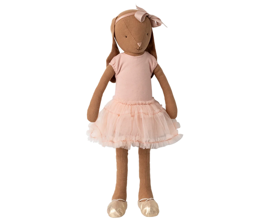 Bunny, Size 3 - Chocolate brown - Ballet suit and skirt rose