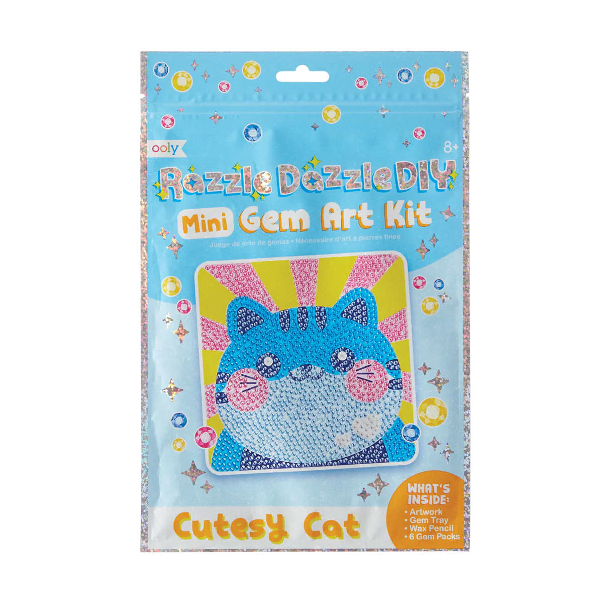 Razzle Dazzle DIY: Mini Gem Art Kit - Cutesy Cat