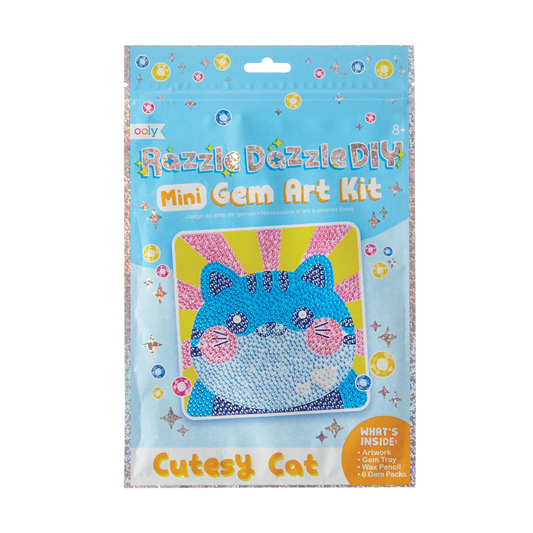 Razzle Dazzle DIY: Mini Gem Art Kit - Cutesy Cat
